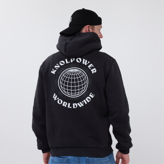Hoodie Worldwide Grijs