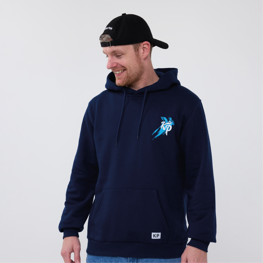 Hoodie Splash Blauw