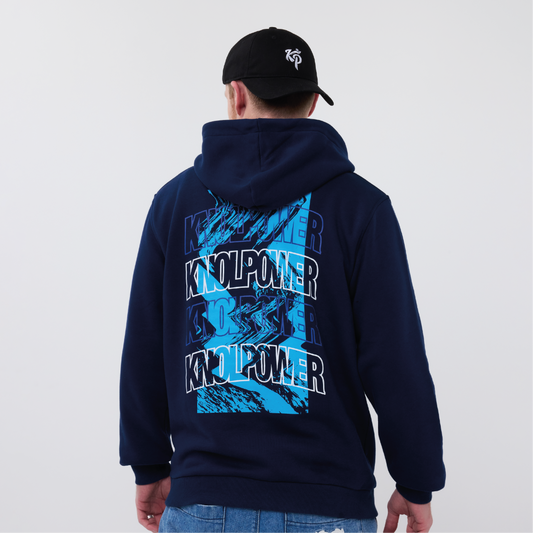 Hoodie Splash Blauw