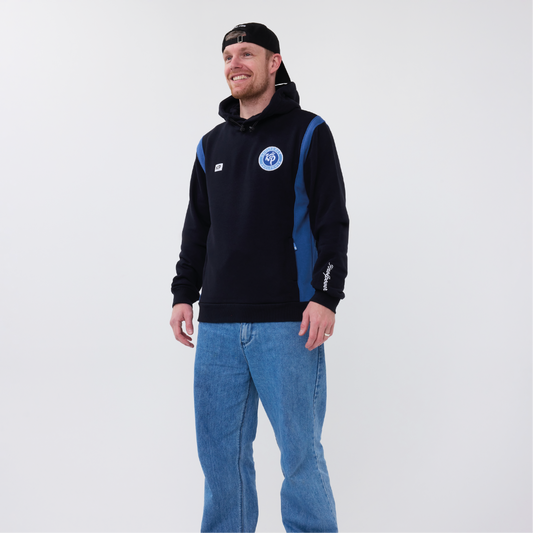 Hoodie Patch Blauw