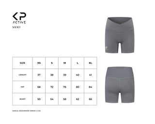KP Active Shorts Stone Grey (Dames)