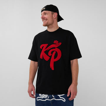 KP ZWART T-SHIRT FLEECE