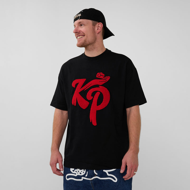 KP Zwart T-shirt Fleece
