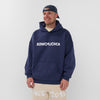 REVERSE HOODIE BLAUW