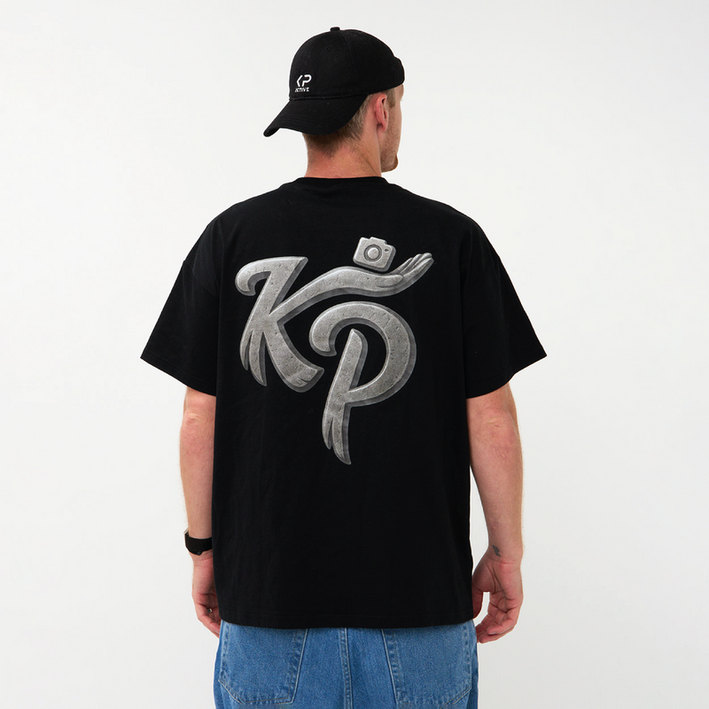 T-shirt Element Zwart