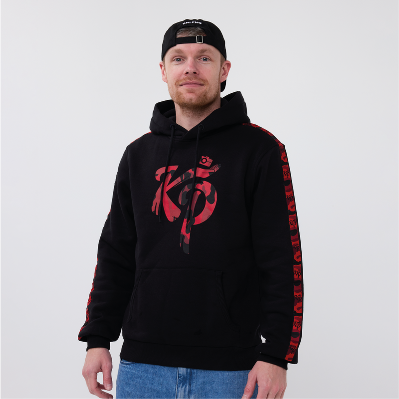 Hoodie Camouflage Rood