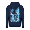 Hoodie Splash Blauw