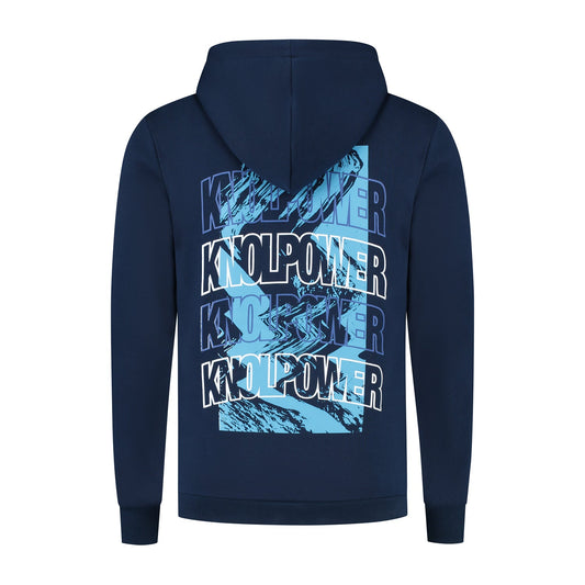 Hoodie Splash Blauw