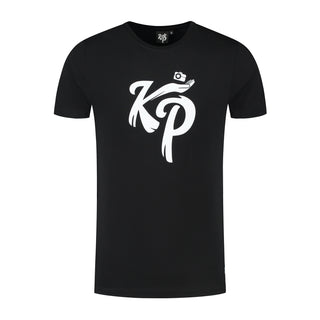 T-shirt KP logo Zwart/Wit