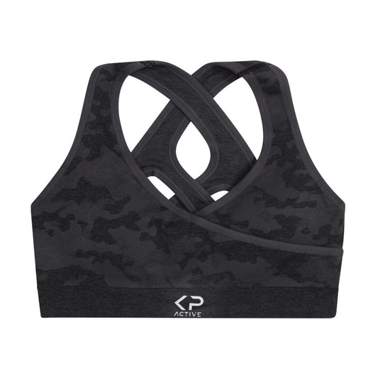 KP Active Sport BH Zwart Camouflage (Dames)