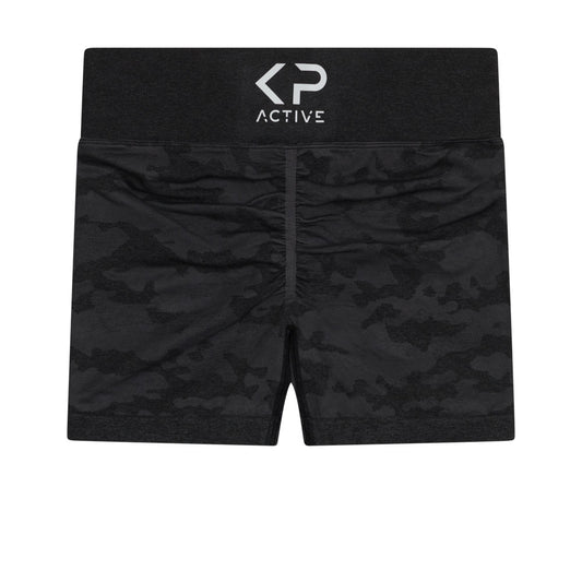 KP Active Shorts Zwart Camouflage (Dames)